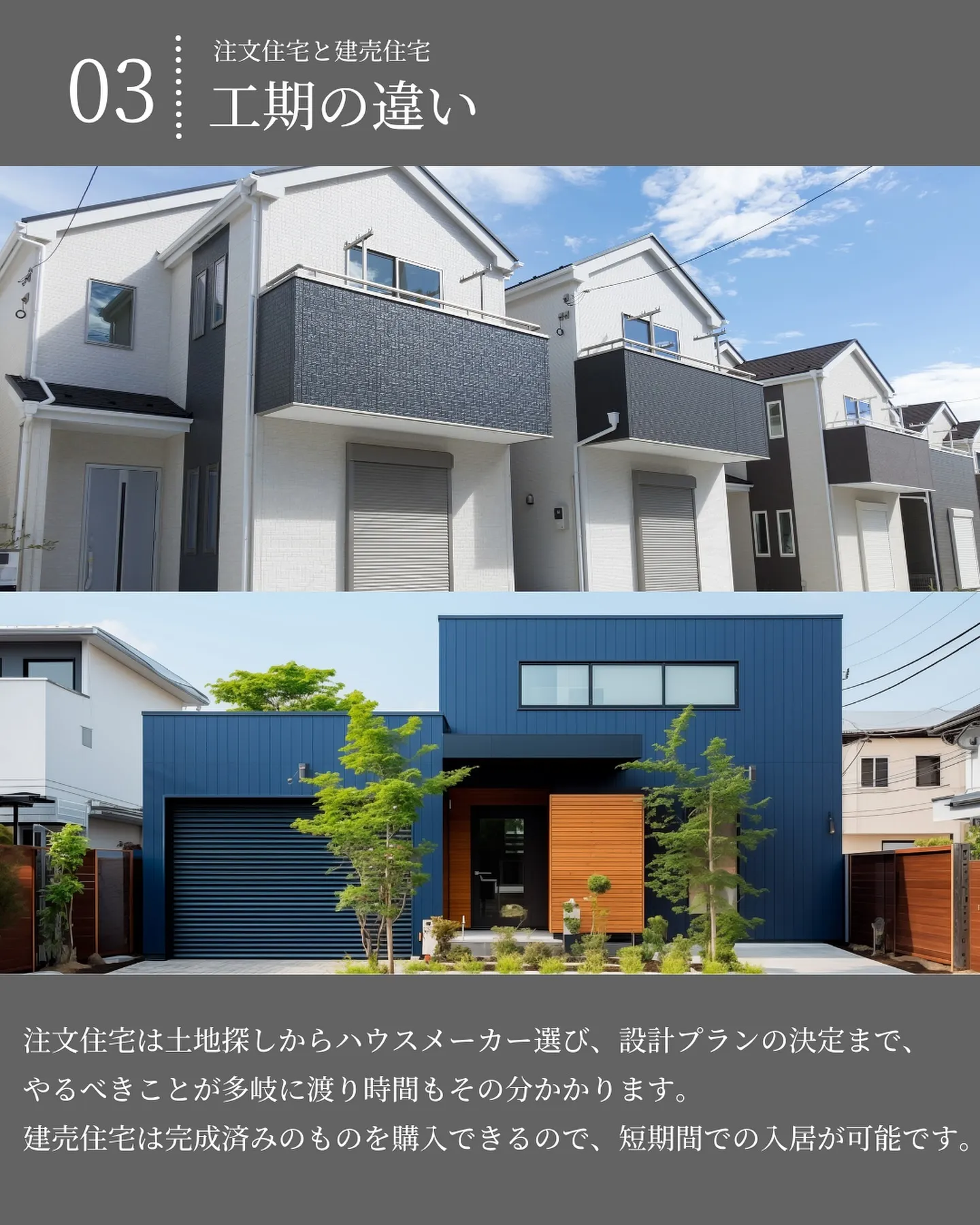 「注文住宅 vs 建売住宅」🏠どちらを選ぶ？